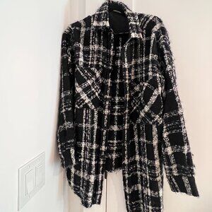 Faith Connexion Overshirt – Black & White